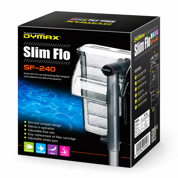 Dymax Hang-over back crystal filter SLIM FLO SF-240