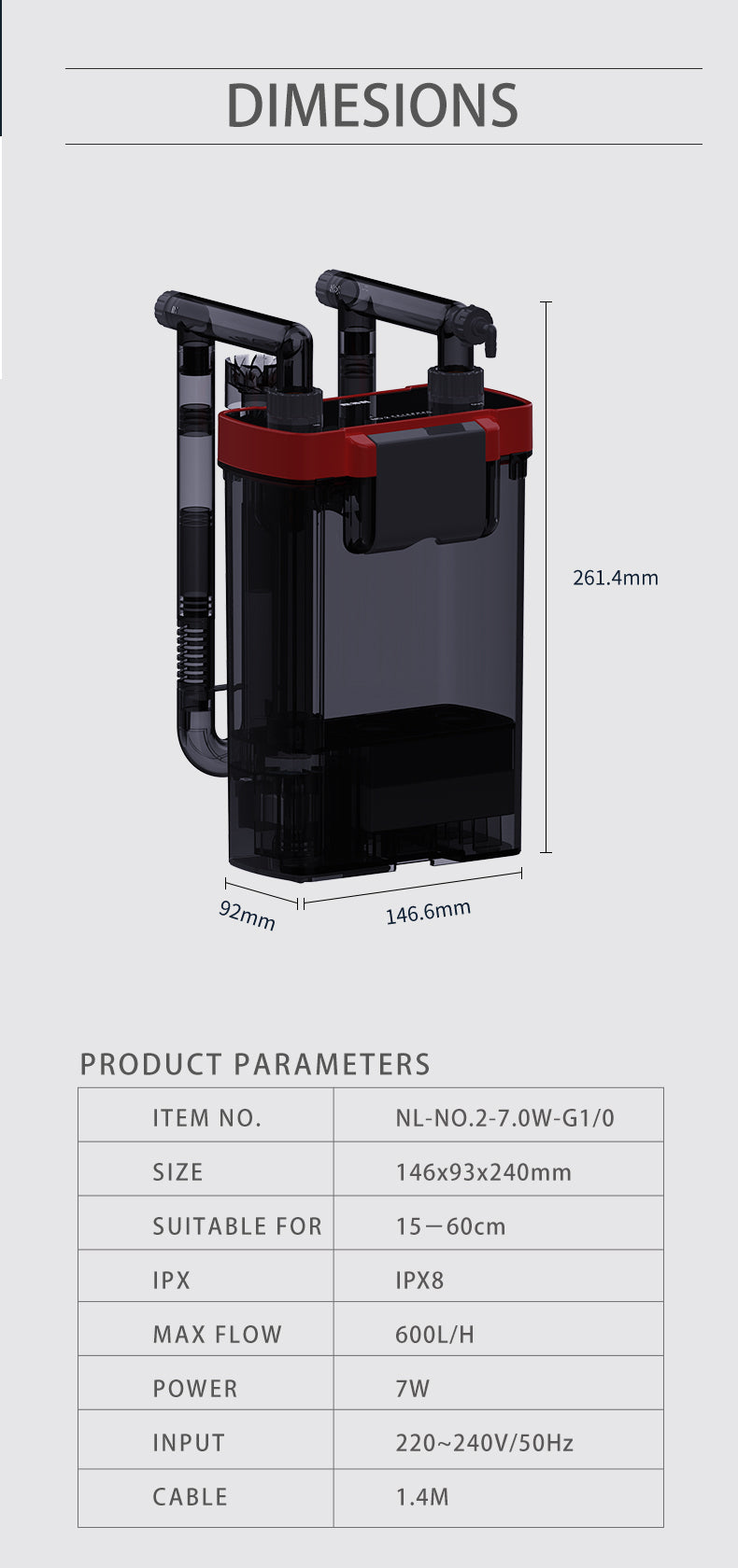 Netlea Nano Canister Filter