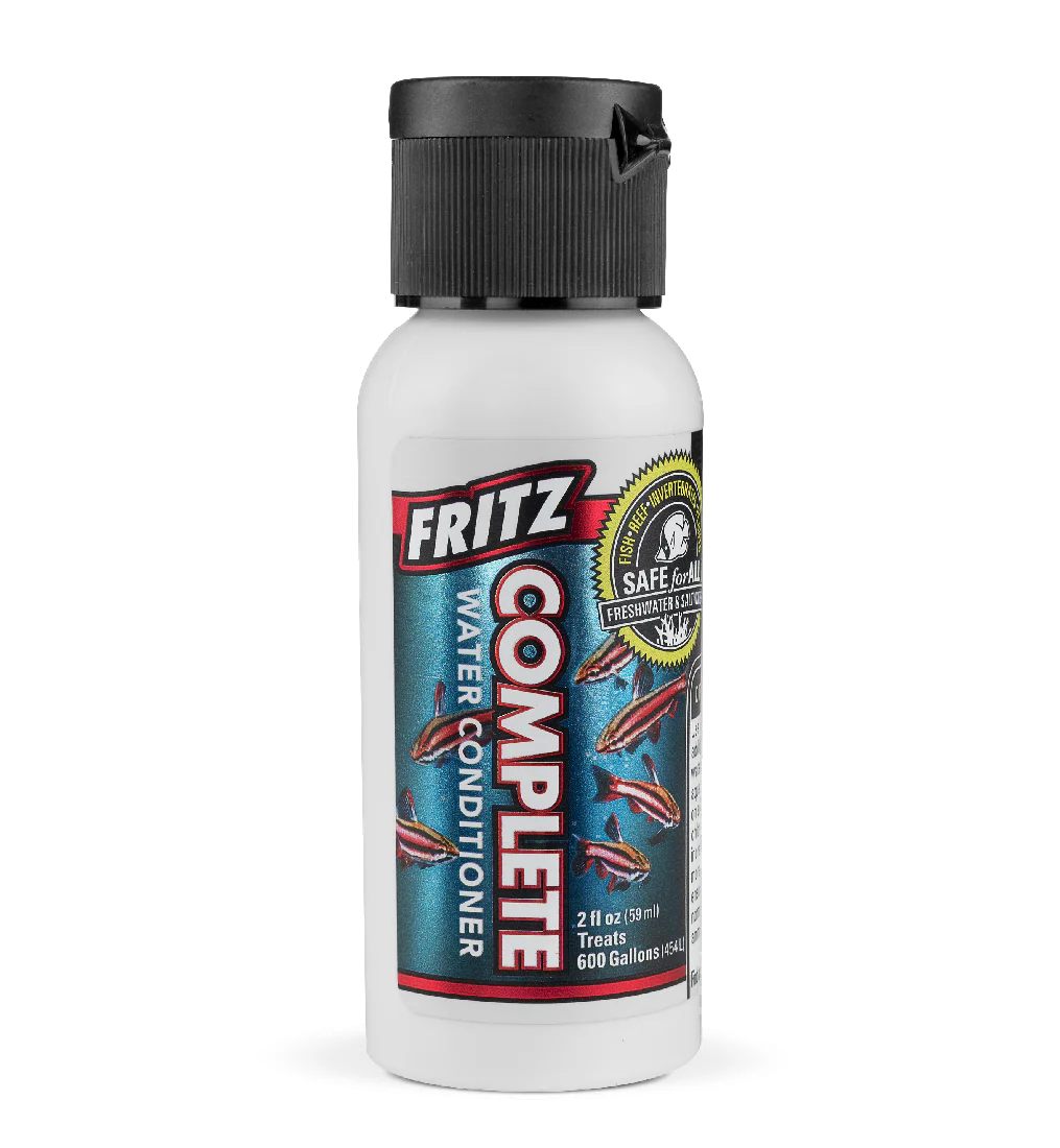 Fritz Complete water conditioner bottle on a white background