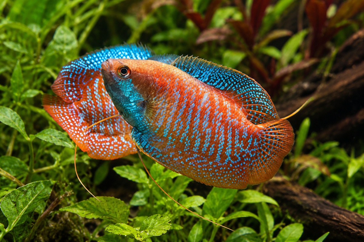 Red Neon Gourami (Trichogaster lalius)
