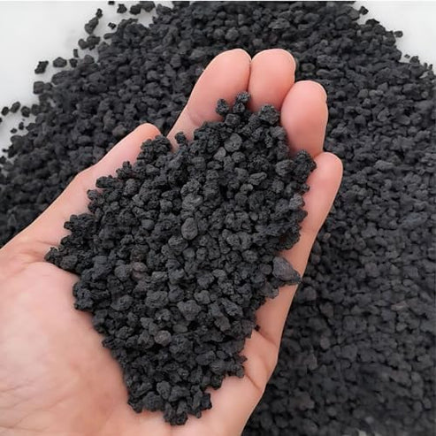 Black Mini Lava Rock Powder premium substrate for aquariums
