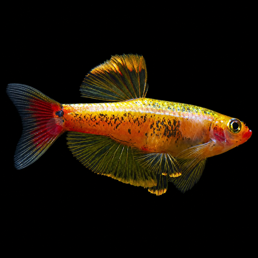 Golden White Cloud Mountain Minnow (Tanichthys albonubes)