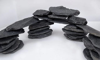 High Quality Black Slate Stone for Aquarium