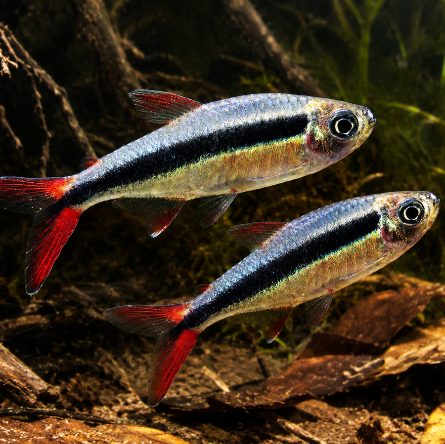 Red Hockey Stick Tetra