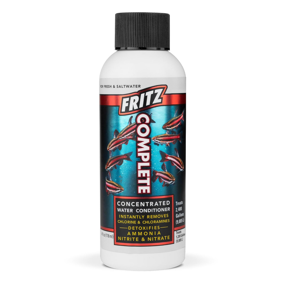 Fritz Complete water conditioner bottle on a white background