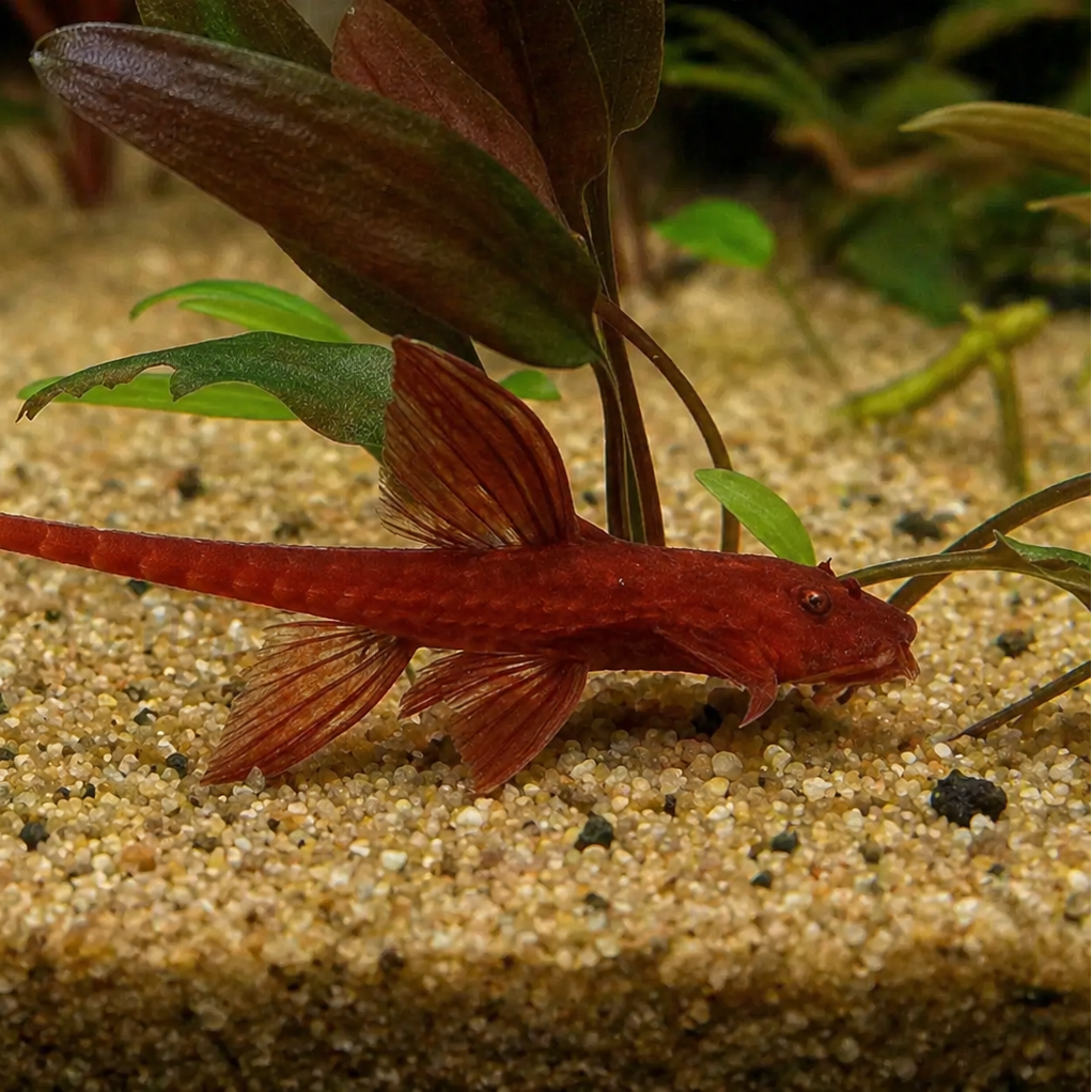 Shop Red Lizard Whipatail Catfish | Unique Catfish – School Of Scape