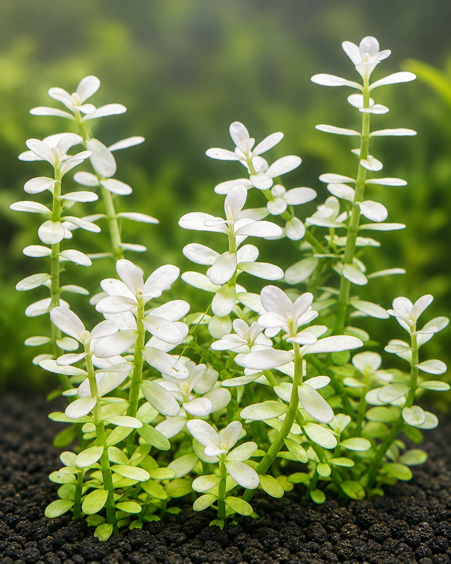 Bacopa Monnieri 'White' — live aquatic plant in a planted aquarium