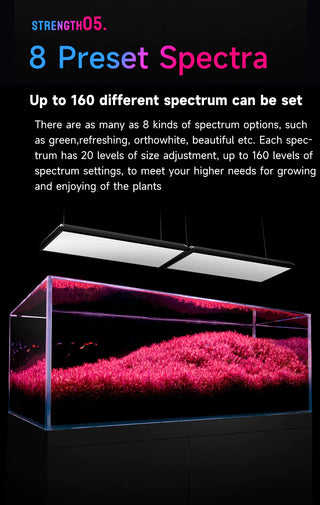 Netlea AT6 Pro 160W Full Spectrum Aquarium LED Light