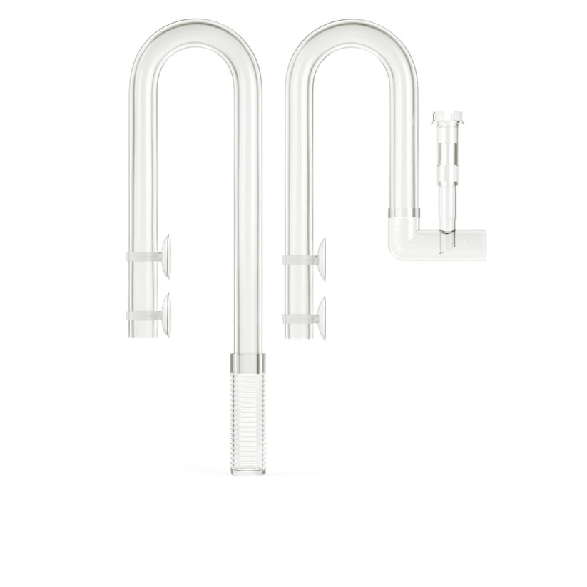 Modern kitchen faucet with a clear design 