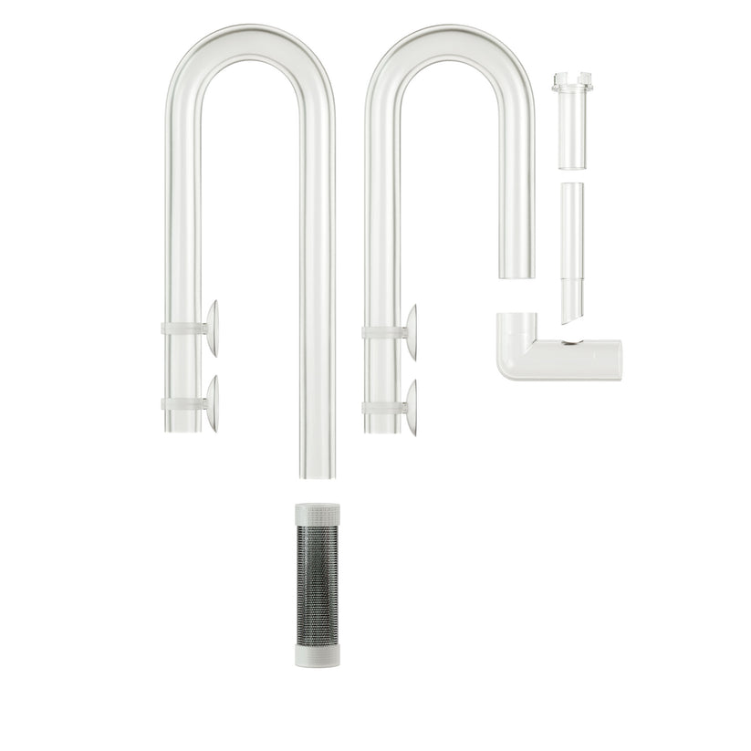Set of U-shaped metal brackets 