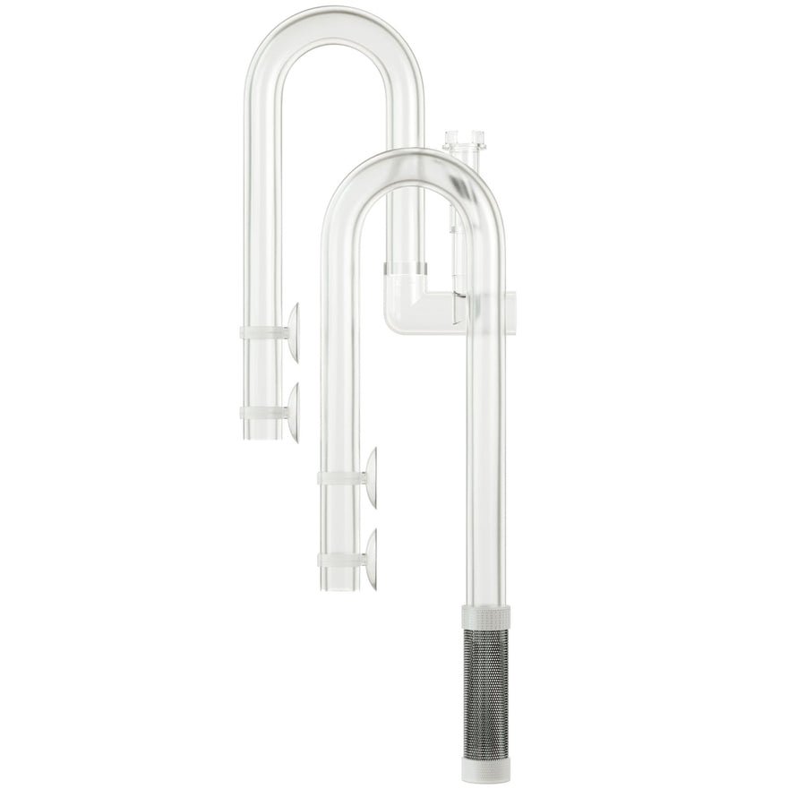 Clear plastic shower head with black rubber gasket 