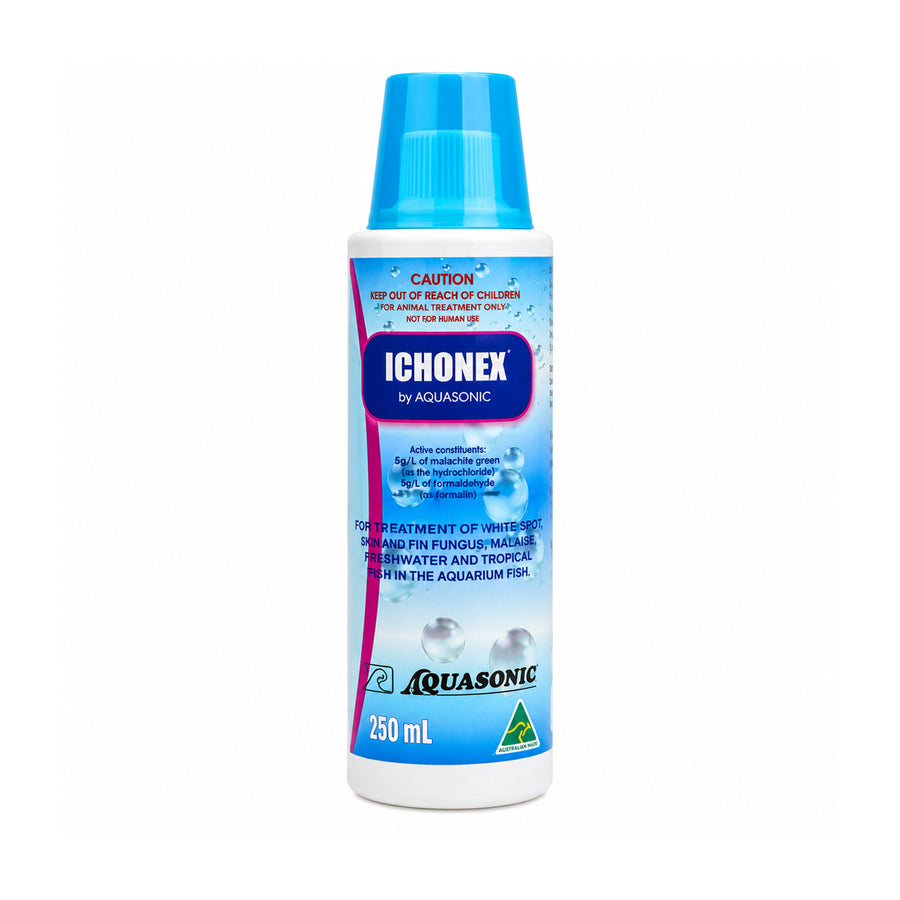 Aquasonic Ichonex bottle on a white background