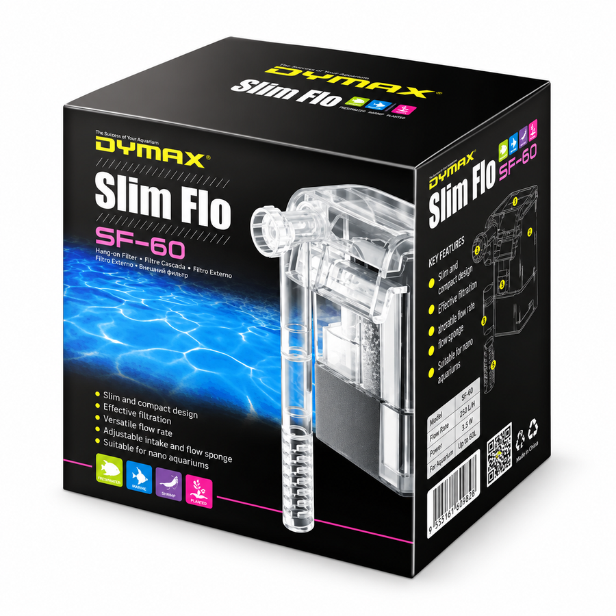 Dymax Hang-over back crystal filter SLIM FLO SF-60