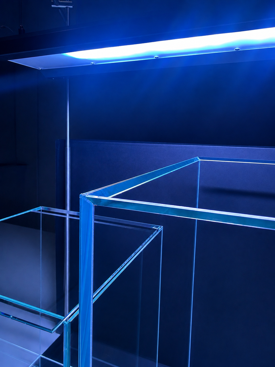 SOS Ultra Clear AERA Series Float Aquarium w/ Mitered Edge Lids