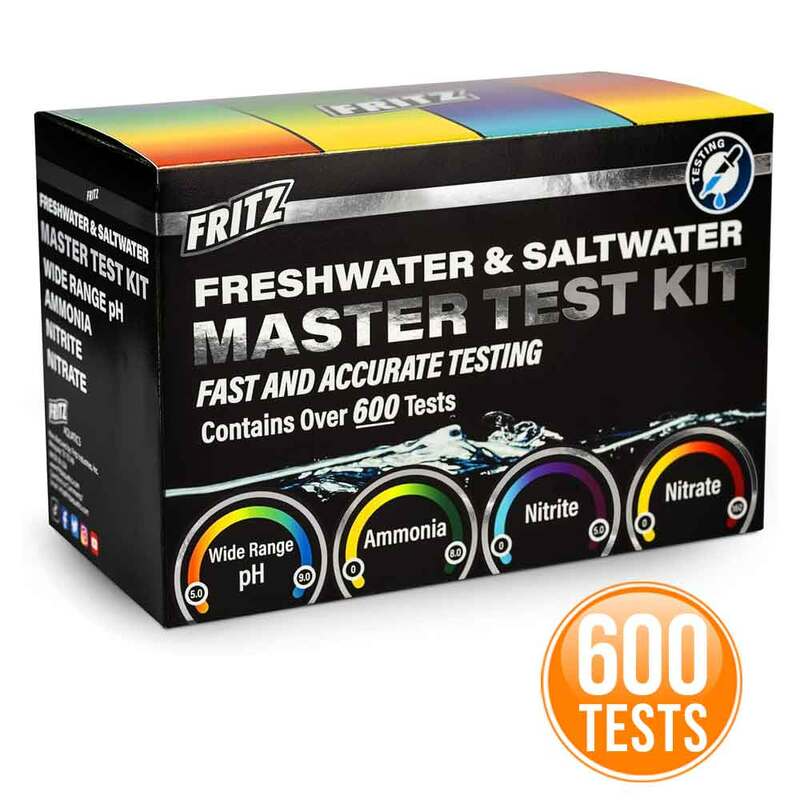 Fritz Freshwater & Saltwater Master Test Kit packaging on a white background