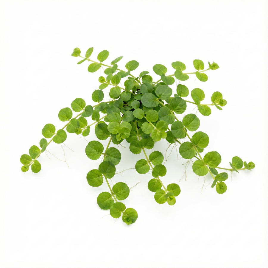 Green leafy plant on a white background
