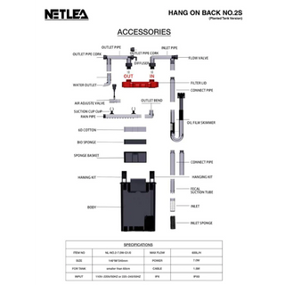 Netlea Hang on Back No.2s accessories