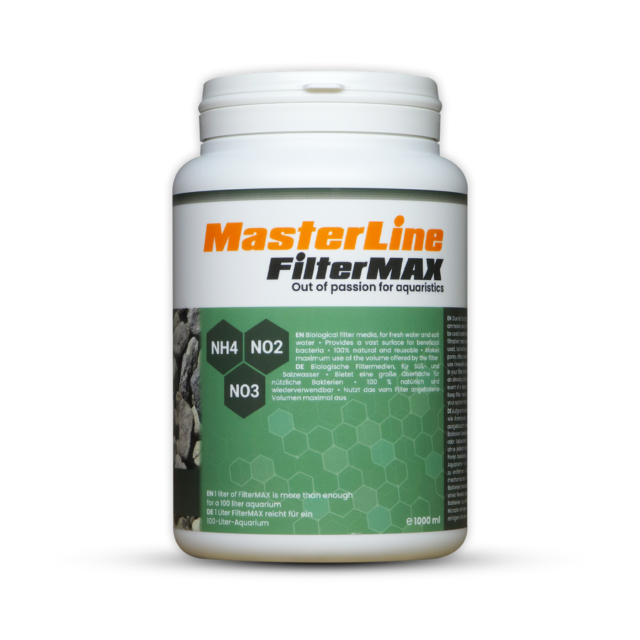 MasterLine FilterMAX aquarium filter media container on a white background