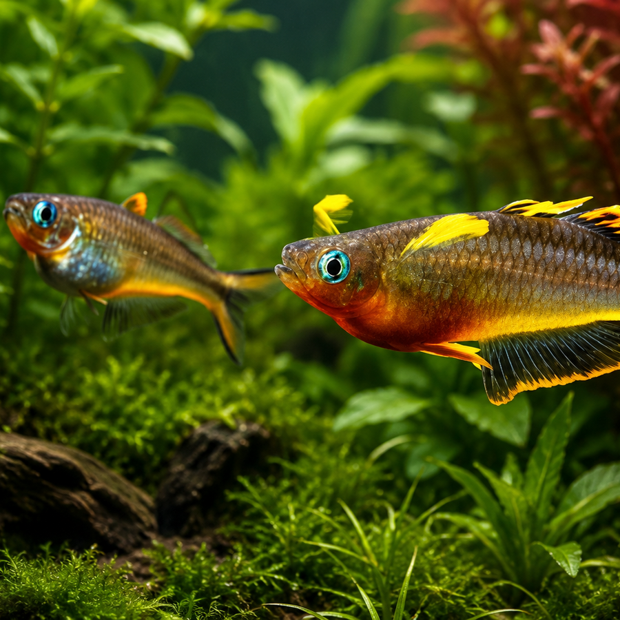 Pseudomugil Furcatus - Forktail blue-eye