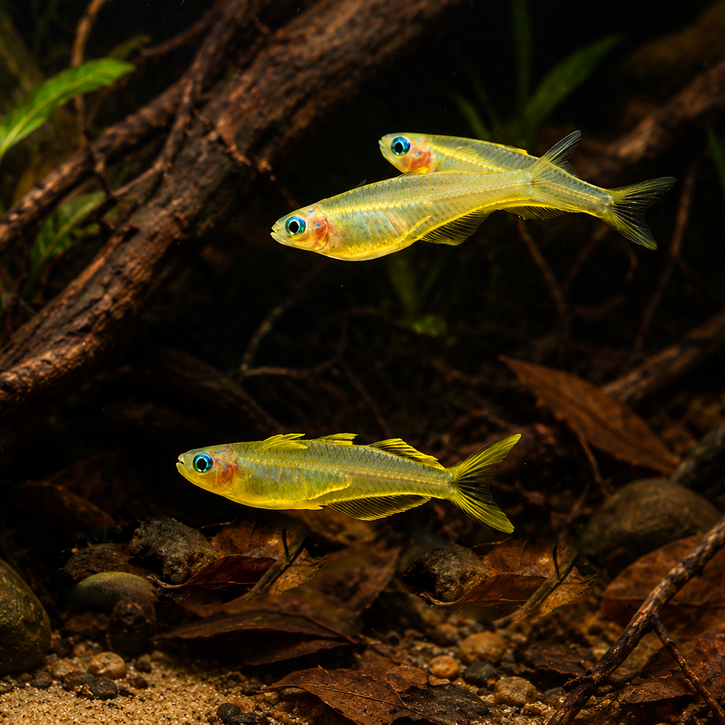 Forktail Blue-Eye (Pseudomugil furcatus), view 3