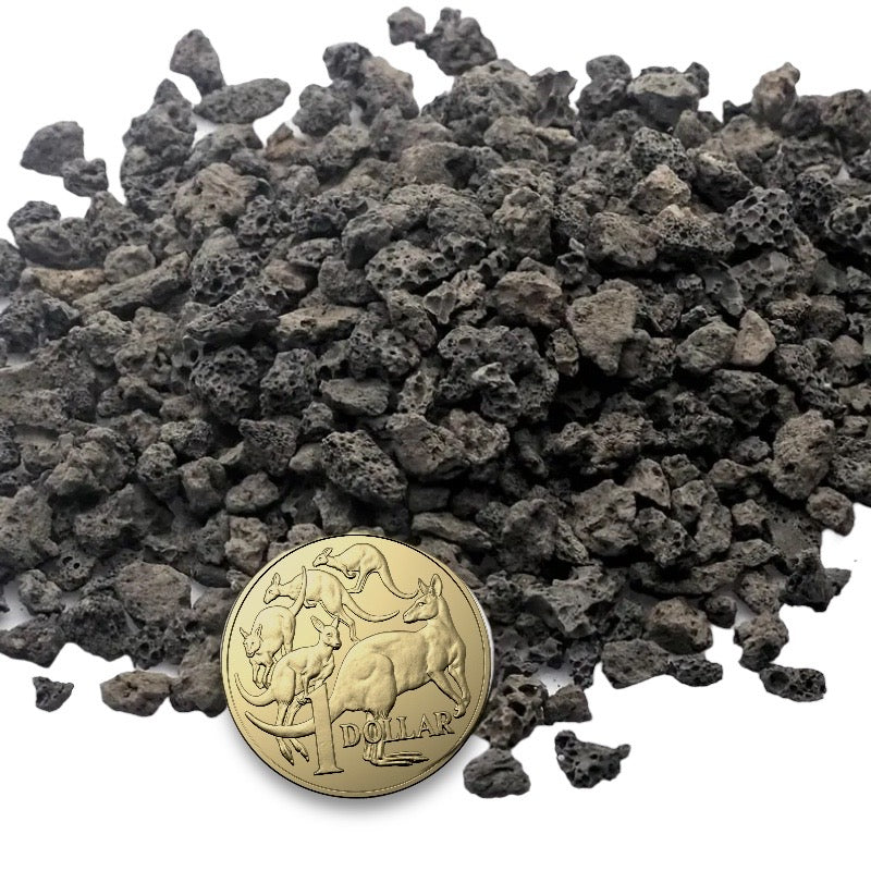 Black Mini Lava Rock for Aquarium (5kg), view 3