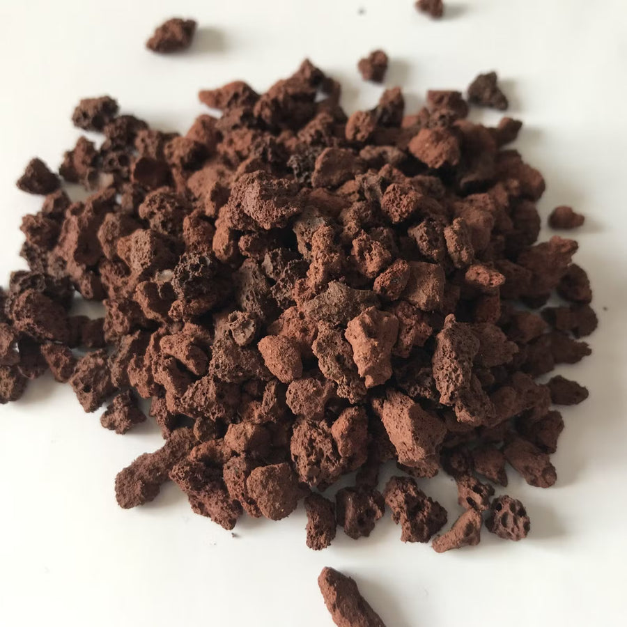 Red Lava Rock Powder natural aquarium substrate for aquascaping