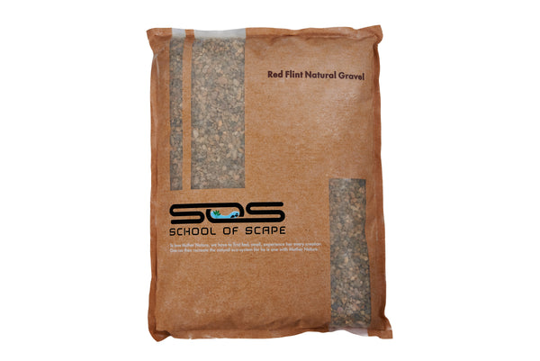 Red Flint River Gravel - Premium Natural Aquarium Substrate