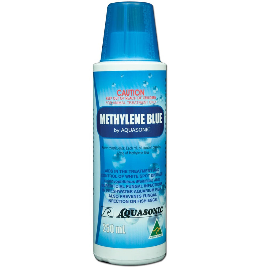 Aquasonic Methylene Blue 250ml Fish Treatment