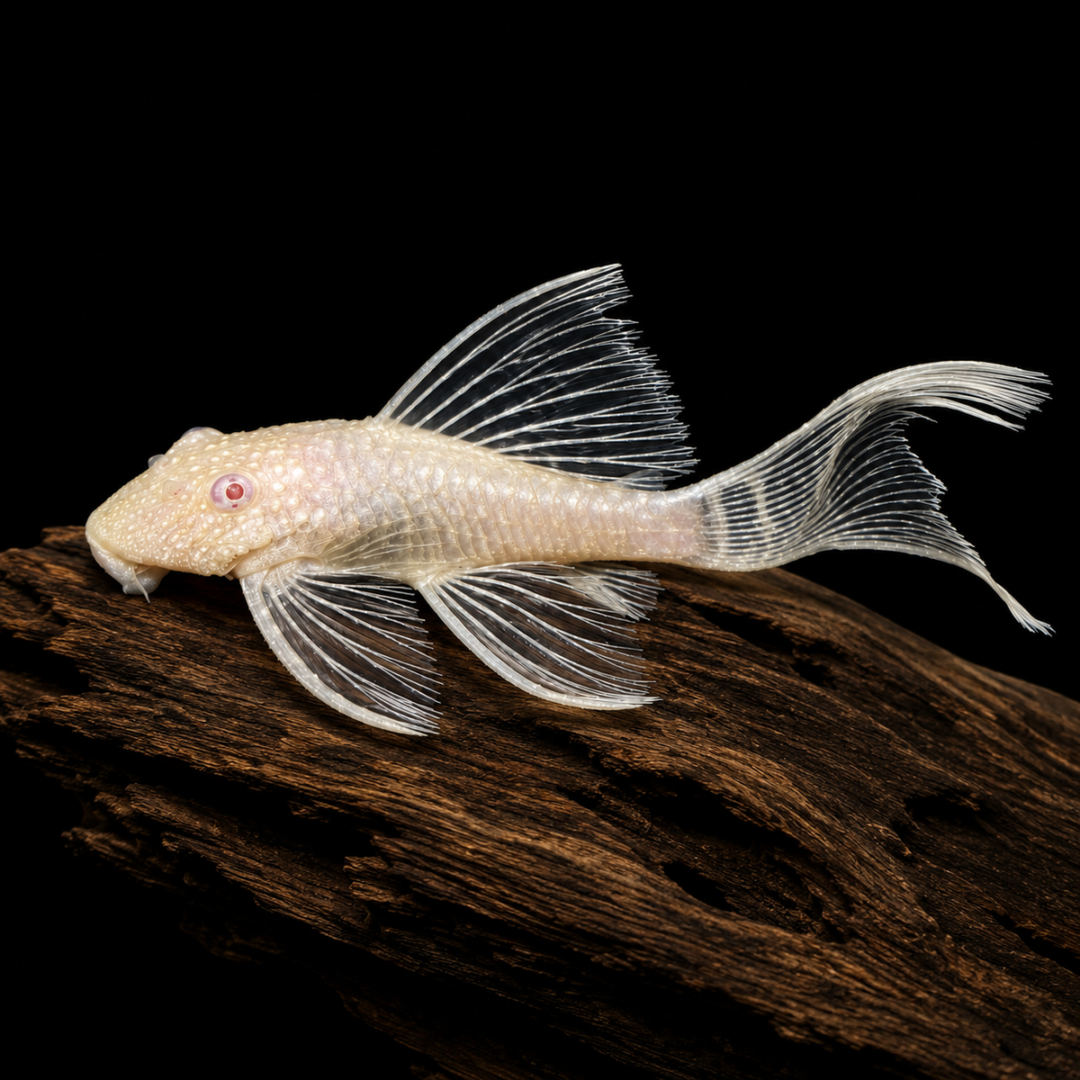 Albino Long Fin Bristlenose (Ancistrus cirrhosus)
