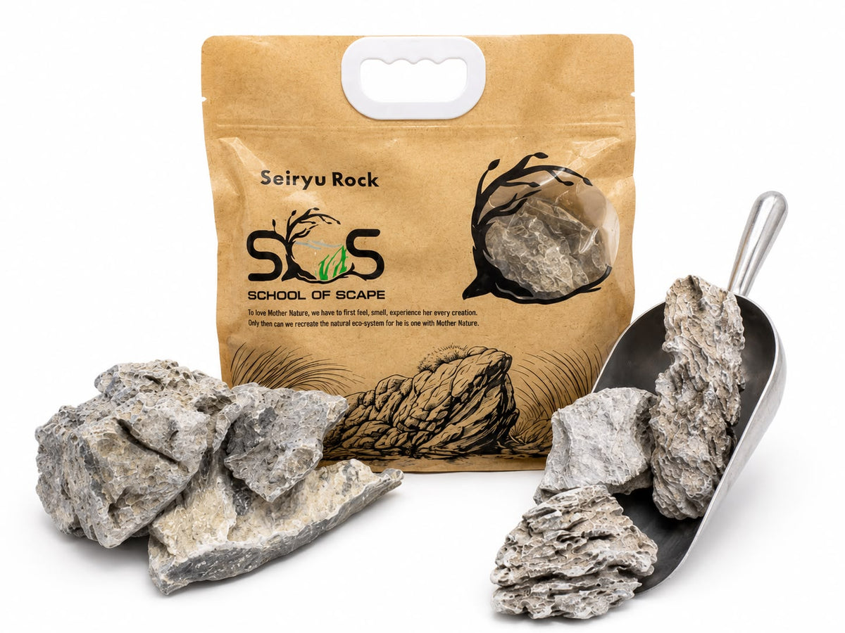 School of Scape pack of Grey Seiryu Stone with loose stones