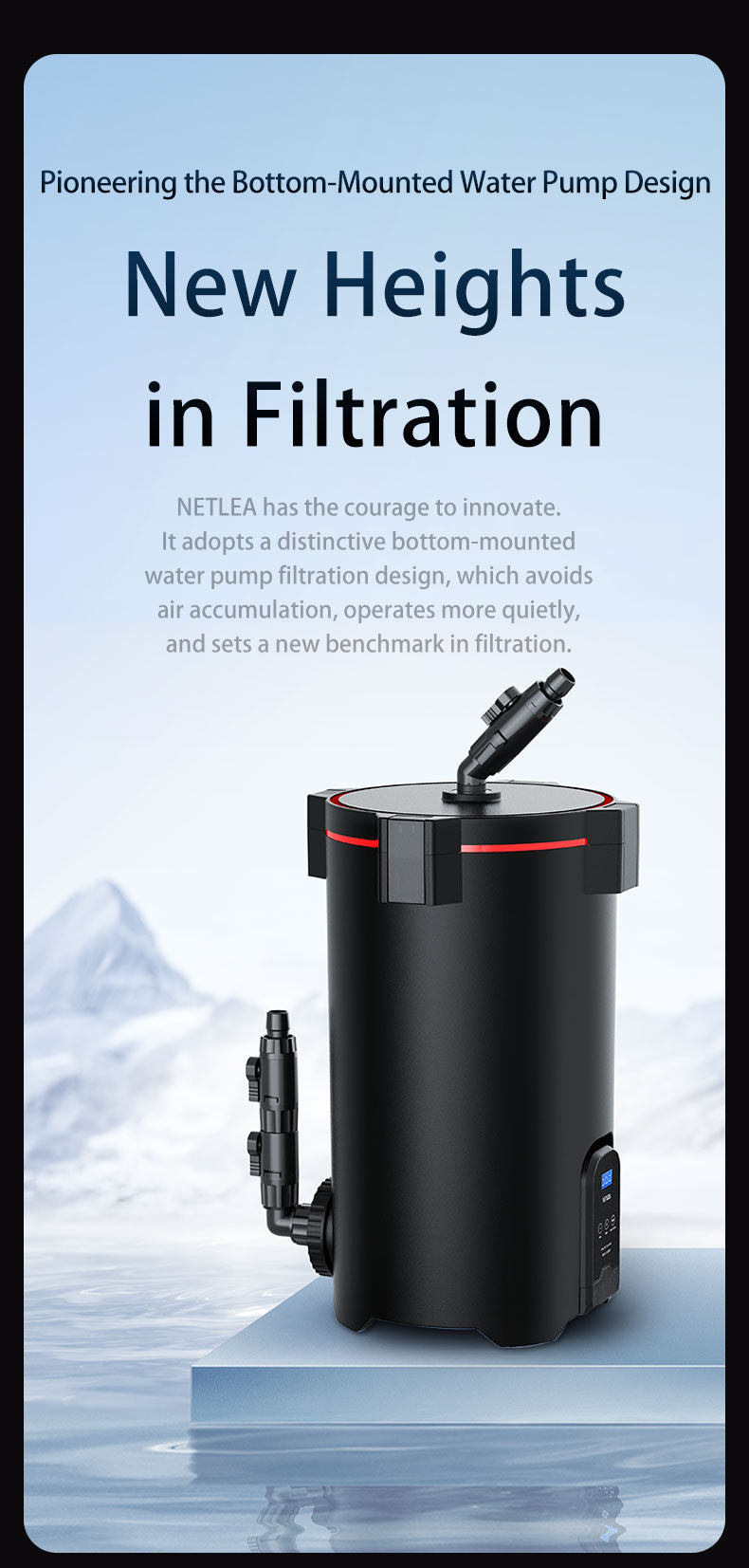 NETLEAA water pump filtration system