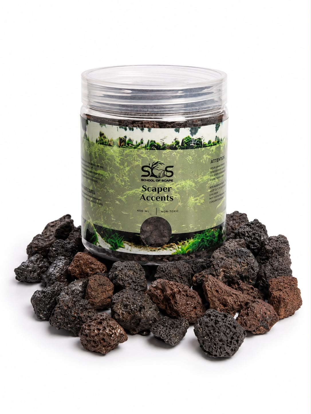 SOS Scaper Accents Lava Rock in a Bottle, view 2