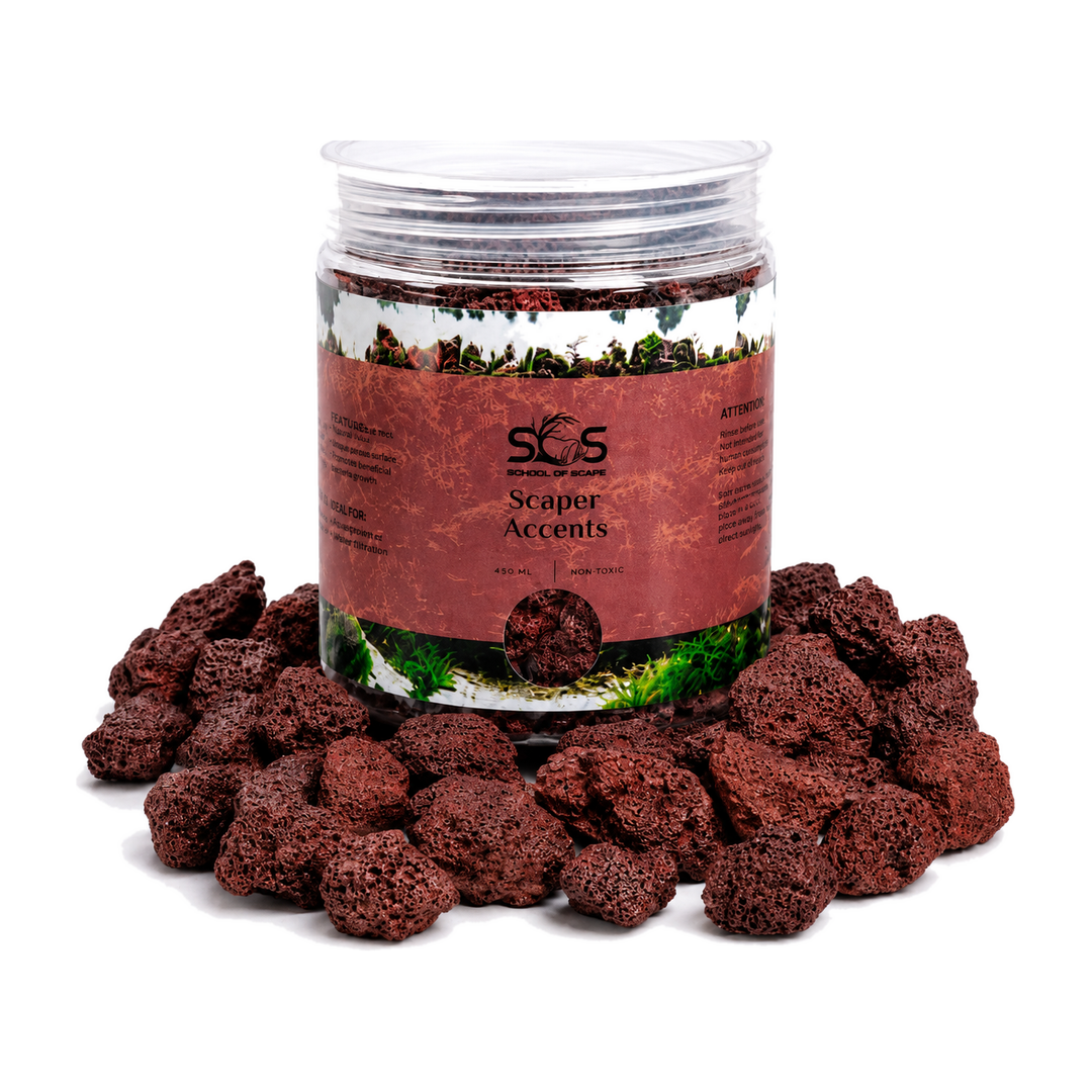 SOS Scaper Accents Lava Rock in a Bottle