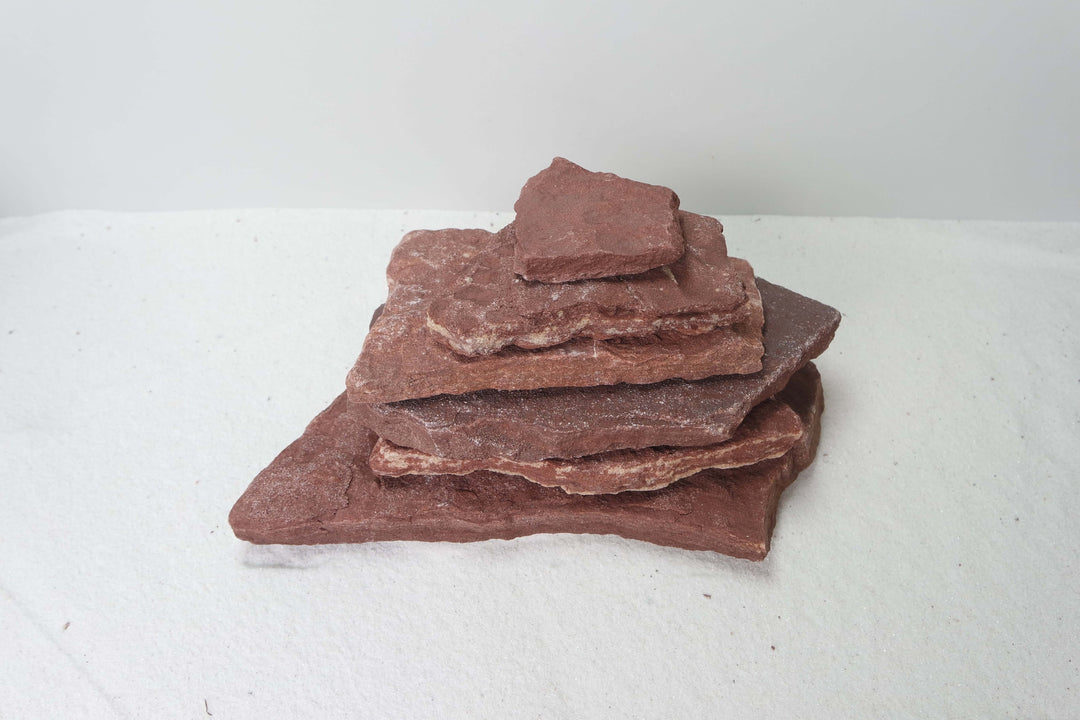  Red Stone Slate for Aquarium